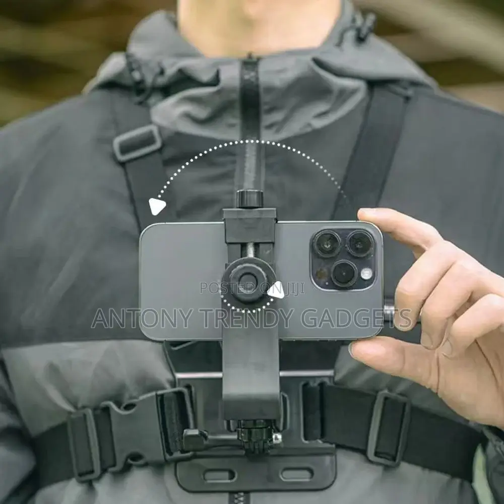 Universal Chest Strap Phone Mount for Cycling Hiking