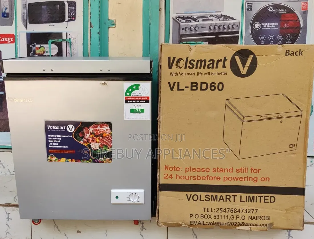 Volsmart 60l Compact Chest Freezer