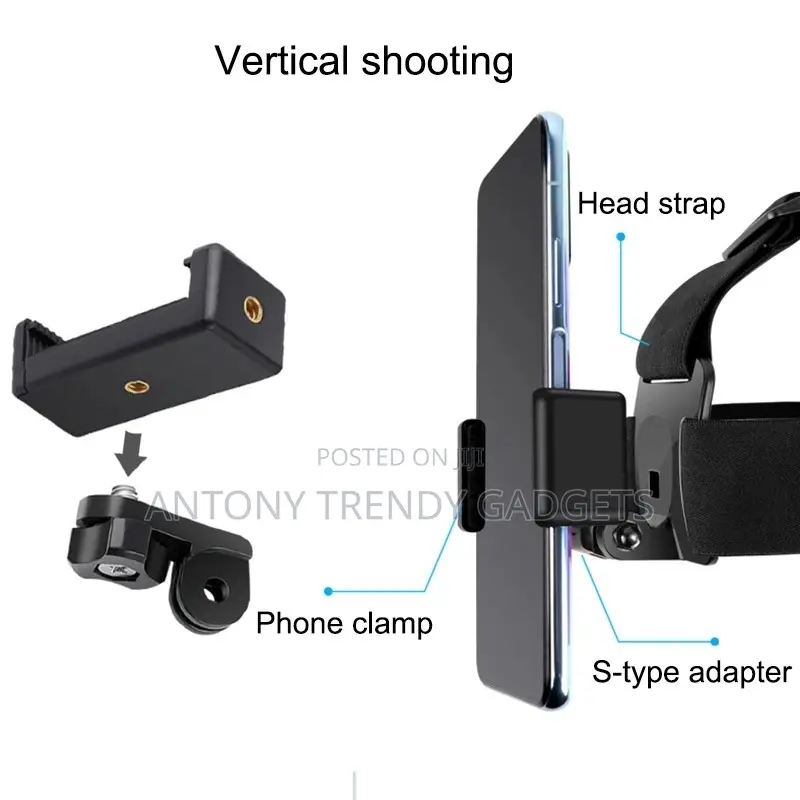 Pov Head Strap Holder for Sports Travel Adventure Videos