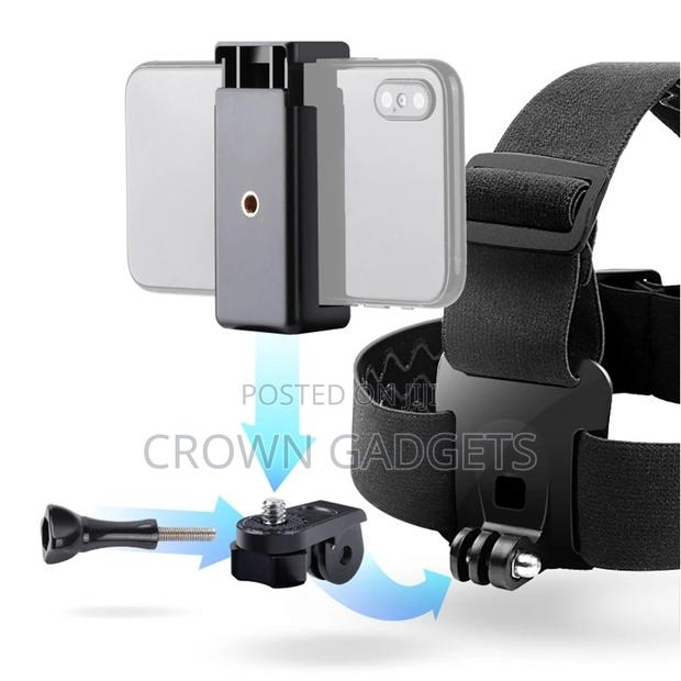 Head Strap Mount for Smartphone Action Camera Pov Recording