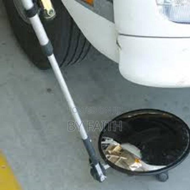 Vehicle Under Search Inspection Mirror With Led Light