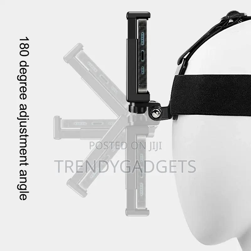 Adjustable Head Harness Camera Mount for Hands-Free Videos