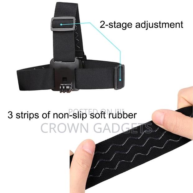 Adjustable Head Harness Camera Mount for Hands-Free Videos - thumbnail 2