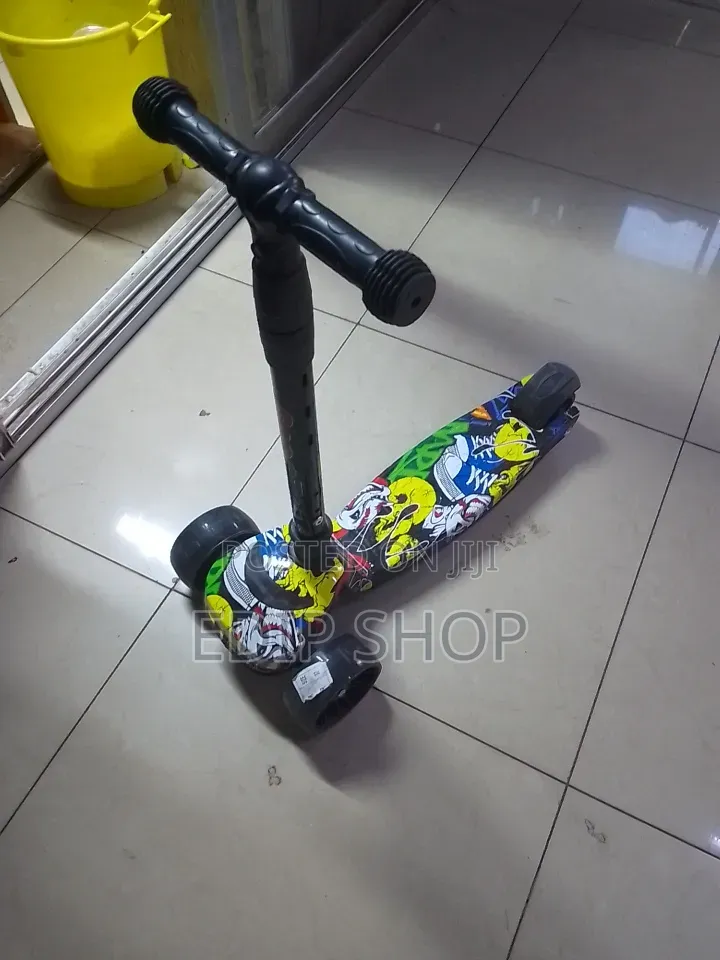 Scooter Graffiti. Kid's Scooter With Graffiti