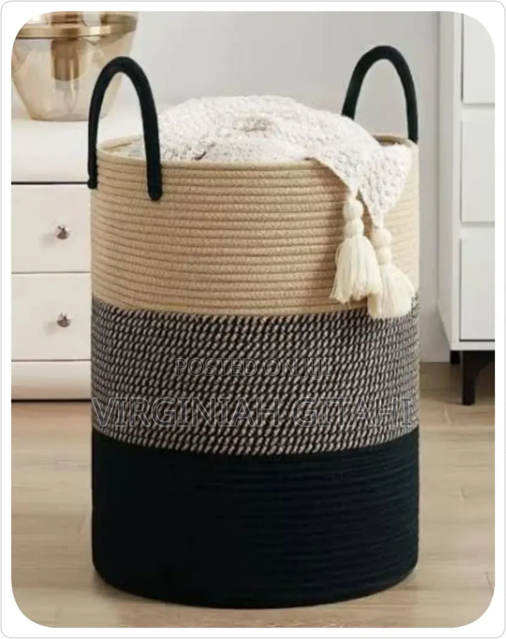 High Quality Heavy Woven Rope Multifuctional Laundry Bag
