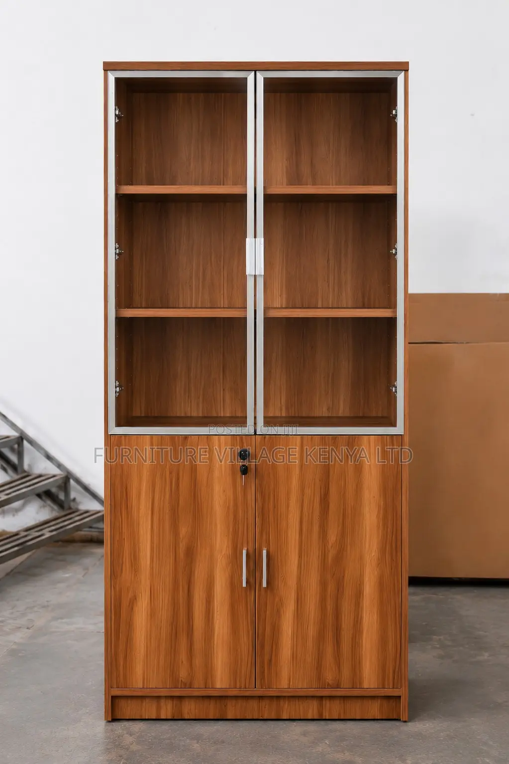 2-Door Wooden Office Cupboard.