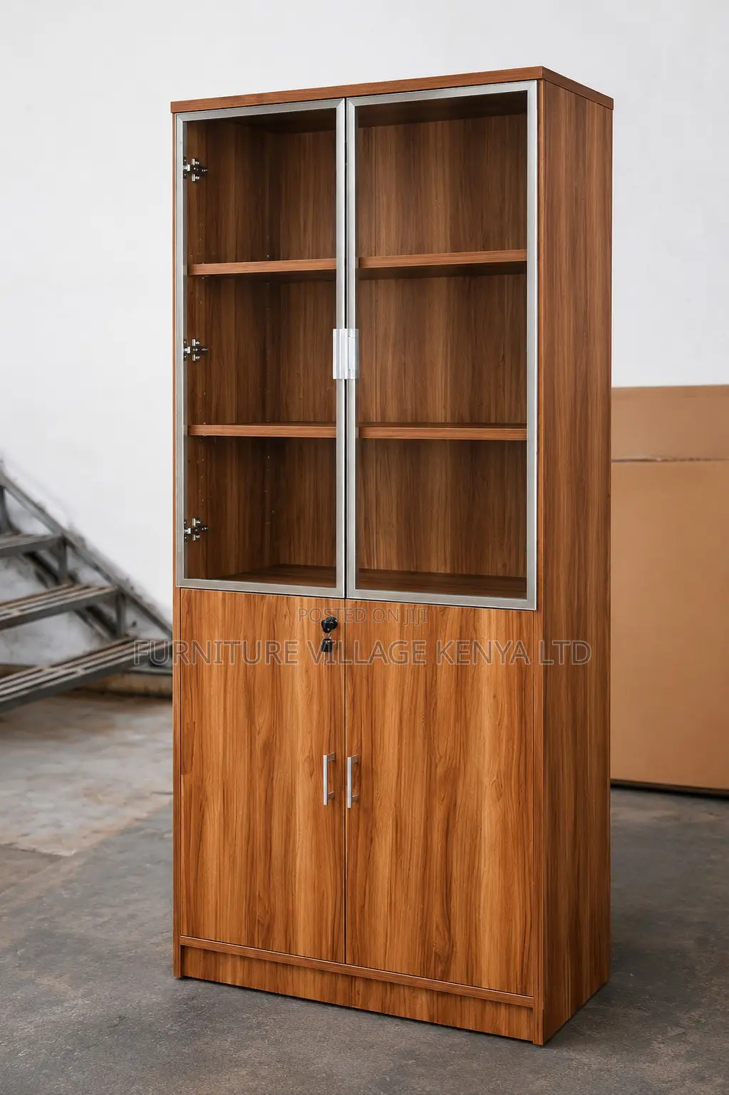 2-Door Wooden Office Cupboard.