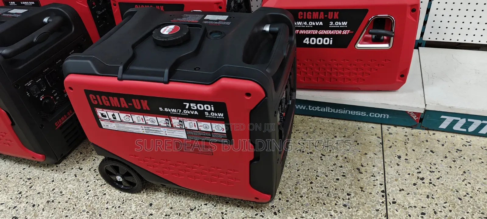 Cigma-Uk 7500i Silent Inverter Generator , 7.5kva