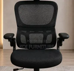 Office Chairs; High Back Ergonomic Office Chairs With Flipping Arms