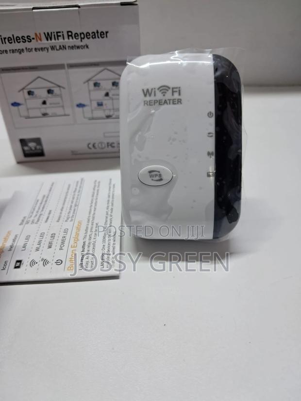 Network Coverage With the 300m Wireless-N Wi-Fi Repeater.