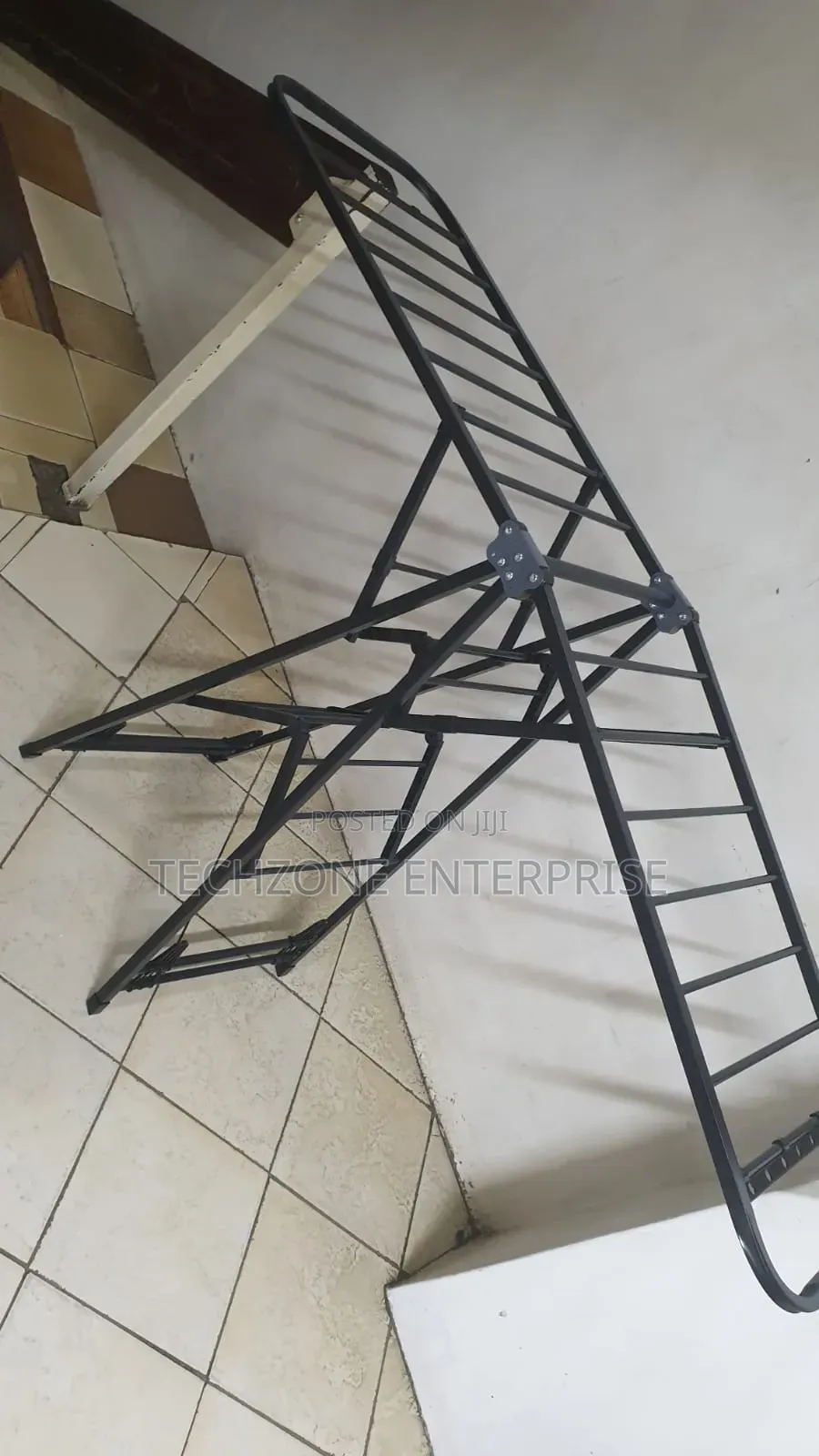 Large Foldable Heavy Clothes Drying Rack With Wheels 