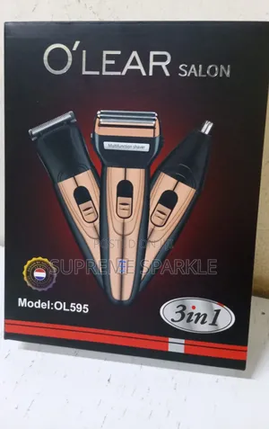 O'Lear Salon 3-in-1 Rechargeable Shaver (Model Ol595).