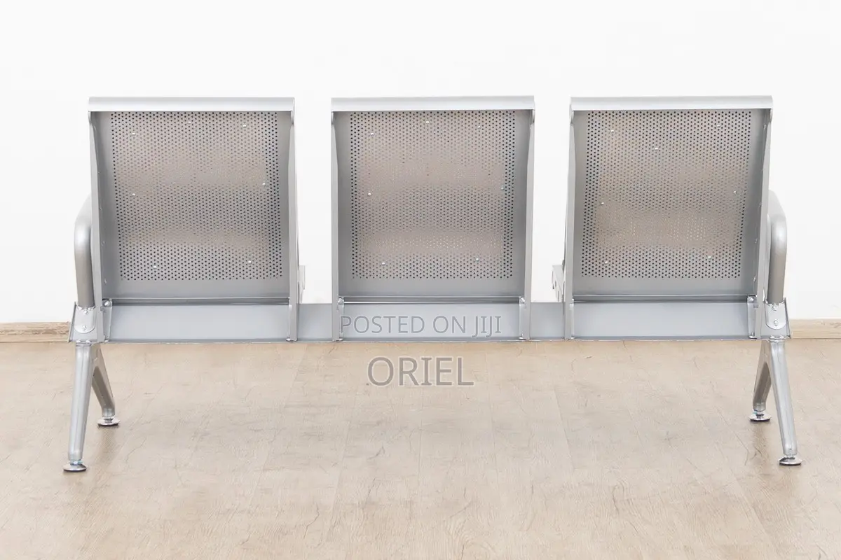 Office Bench : Advanced 3-Link Heavy-Duty Office Waiting Bench