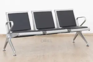 Office Bench : Advanced 3-Link Heavy-Duty Office Waiting Bench