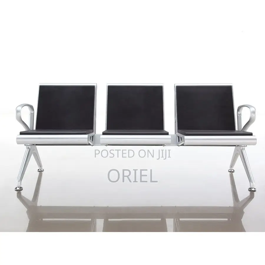 Office Bench : Advanced 3-Link Heavy-Duty Office Waiting Bench