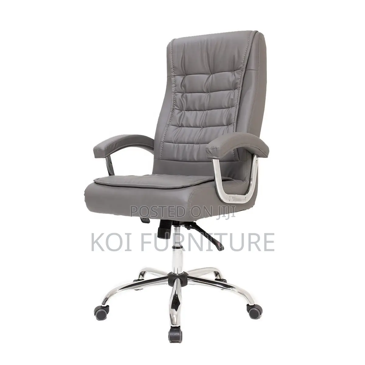 Office Chairs; Strong Leather Executive High Backrest Starbase Chairs