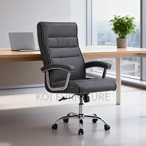 Office Chairs; Strong Leather Executive High Backrest Starbase Chairs