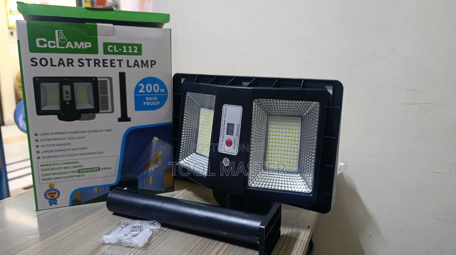 200 Watts Solarfloodlight/200watts Solarfloodlight With Motion Sensor