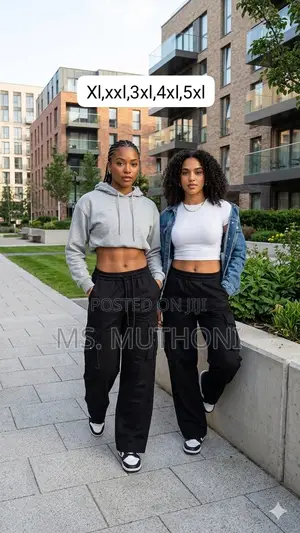 Heavy Unisex Wide Leg Baggy Sweatpants in Stock