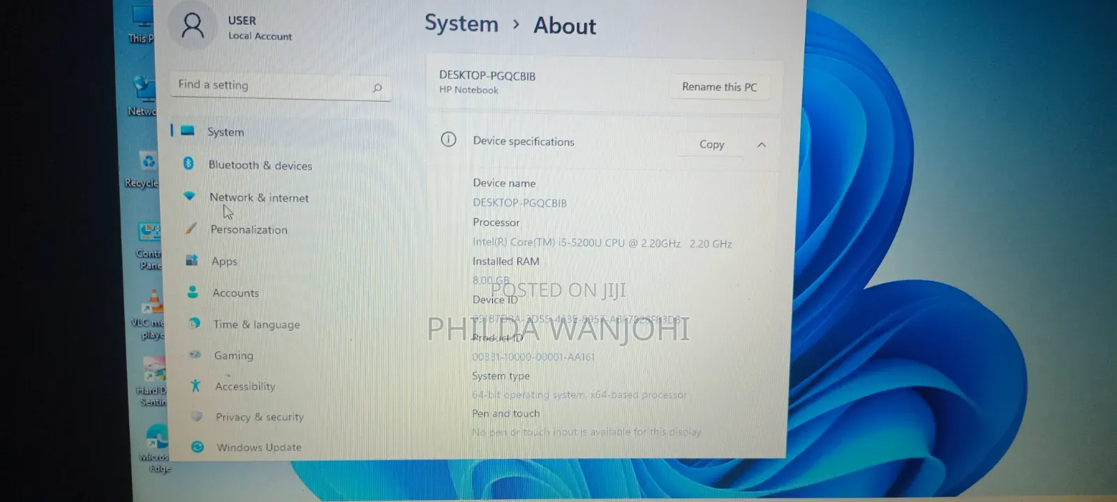 Laptop HP Stream Notebook 8GB Intel Core i5 HDD 500GB