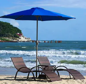 Poolside Bed: Waterproof Rattan Poolside Chaise Lounge Chair