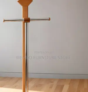 Hangers; Mahogany Long Office Coat and Hat Hangers