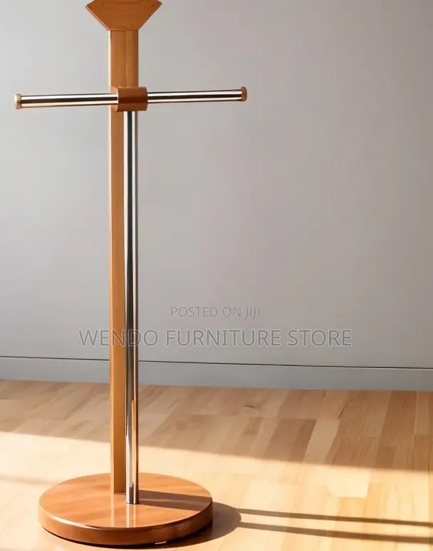 Hangers; Mahogany Long Office Coat and Hat Hangers