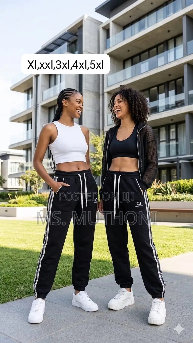Drawstring Loose Straight Leg Unisex Sweatpants