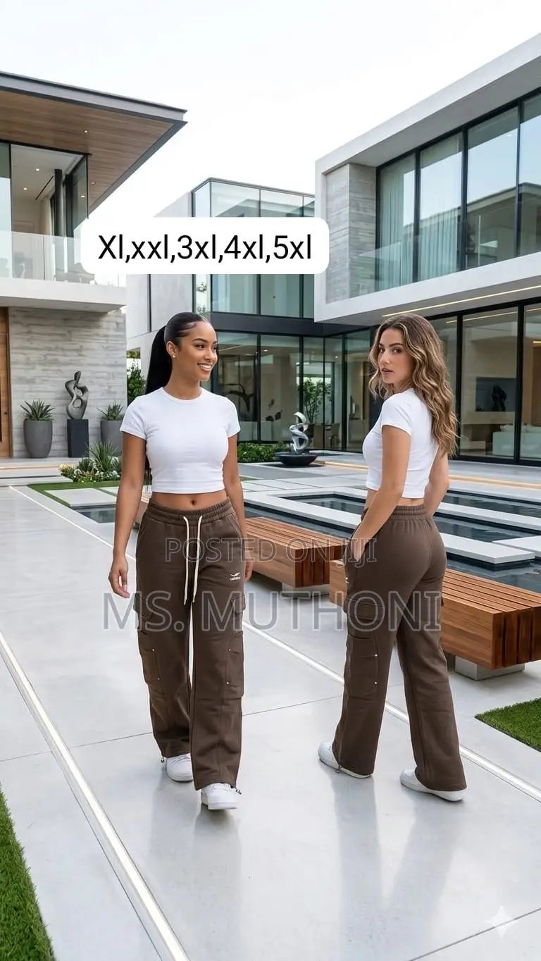 Drawstring Loose Straight Leg Unisex Sweatpants