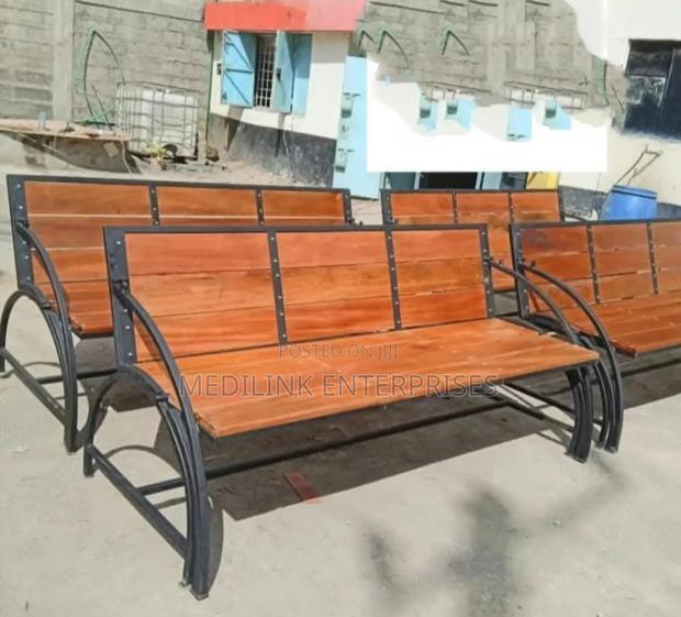 Mahogany Ett Foldable Bench and a Table - main view