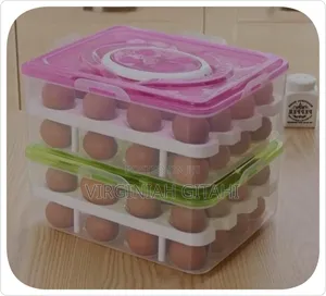2 Layers 32pc Egg Tray Orgnizer