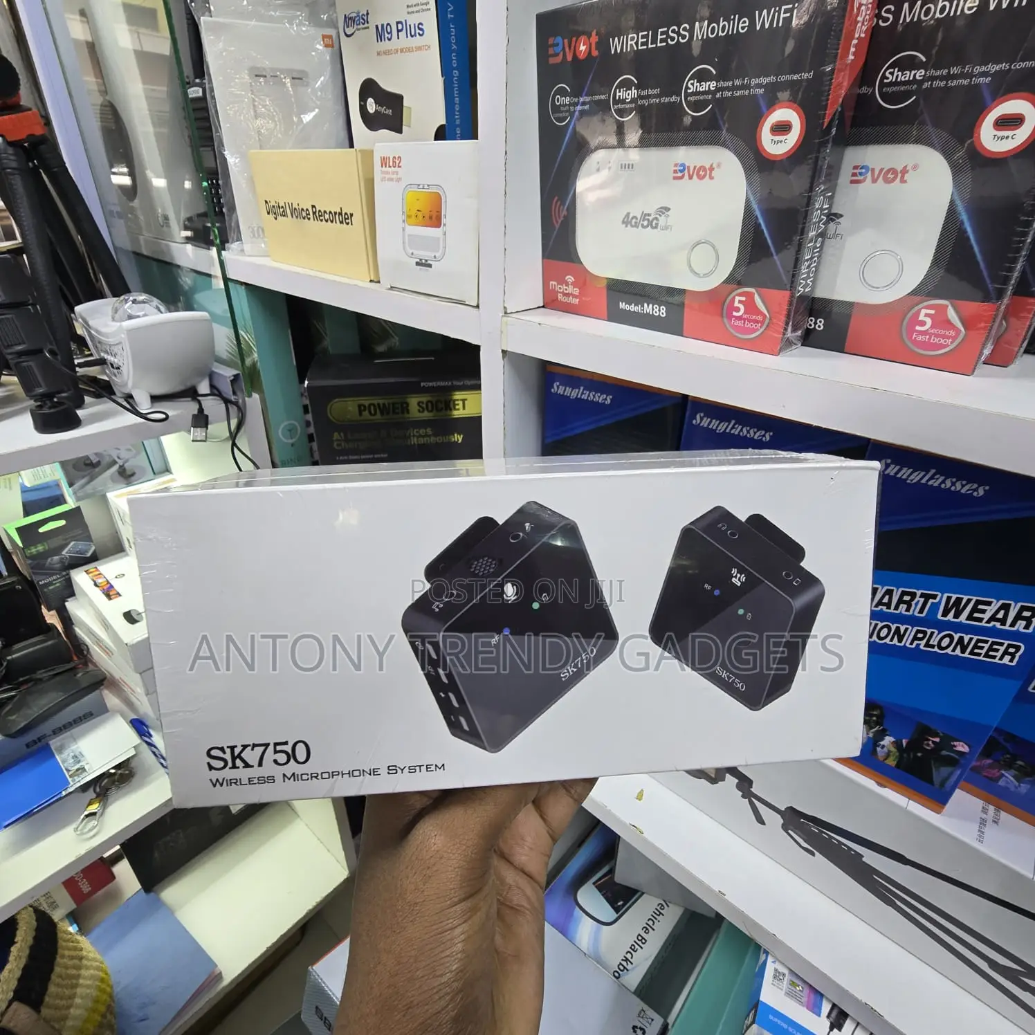 Sk750 Wireless Microphone System for Camera Phone Laptop