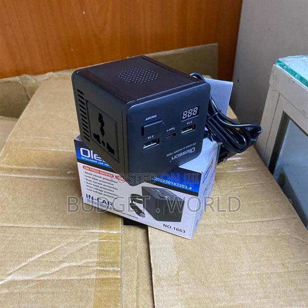 Olesson 1663 150w Car Inverter – Portable 220v Power Supply for Vehicl