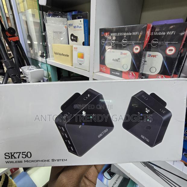 Sk750 2.4ghz Wireless Lavalier Microphone Recording Kit