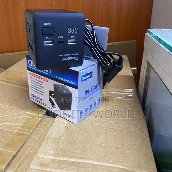 Olesson 1663 Multi-Function 150w Car Inverter With Fast Charging Tech