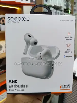 Porodo Soundtec Anc Earbuds Ii True Wireless Earphones