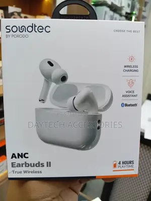 Porodo Soundtec Anc Earbuds Ii True Wireless Earphones