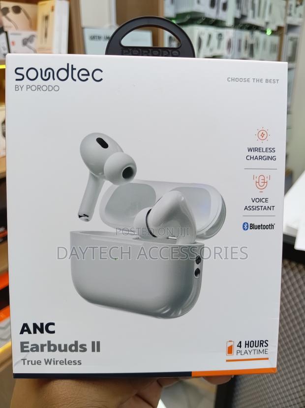 Porodo Soundtec Anc Earbuds Ii True Wireless Earphones - thumbnail 4