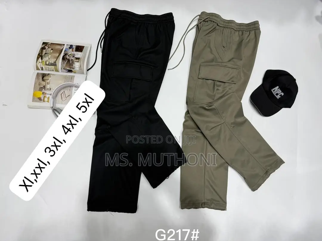 Unisex Jogger-Style Cargo Pants