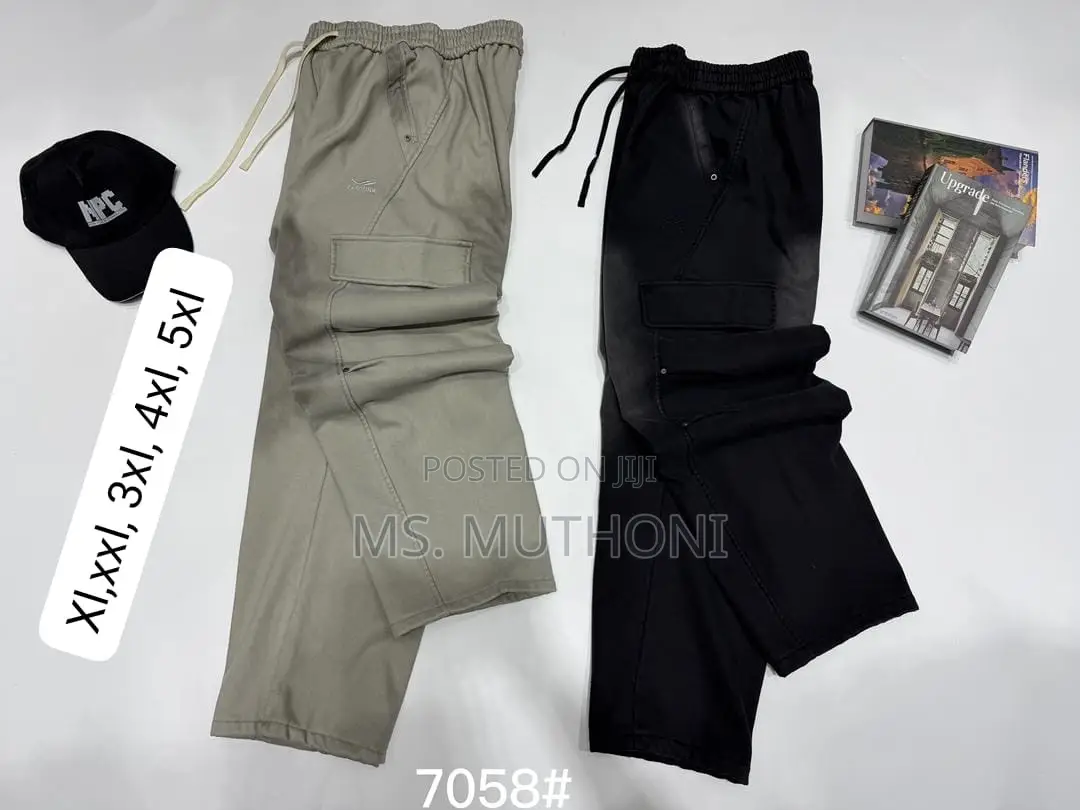 Unisex Jogger-Style Cargo Pants