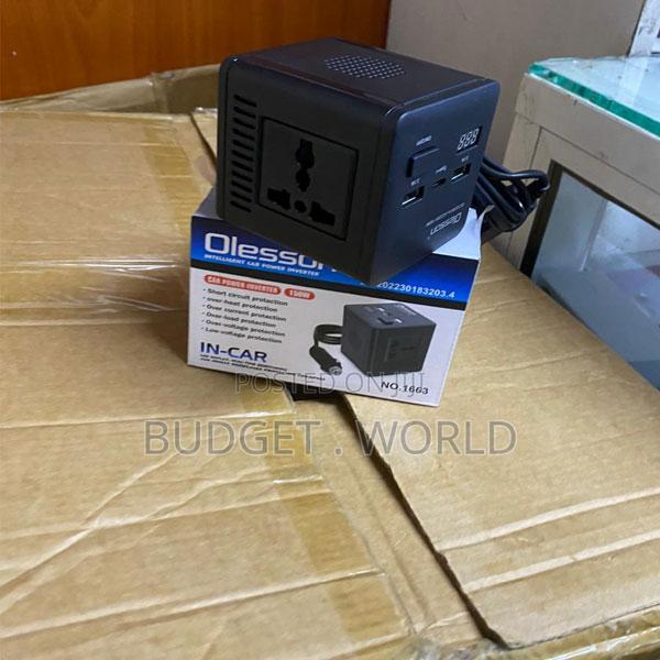 Compact Olesson 1663 Car Inverter – 150w Dc to Ac Power Adapter
