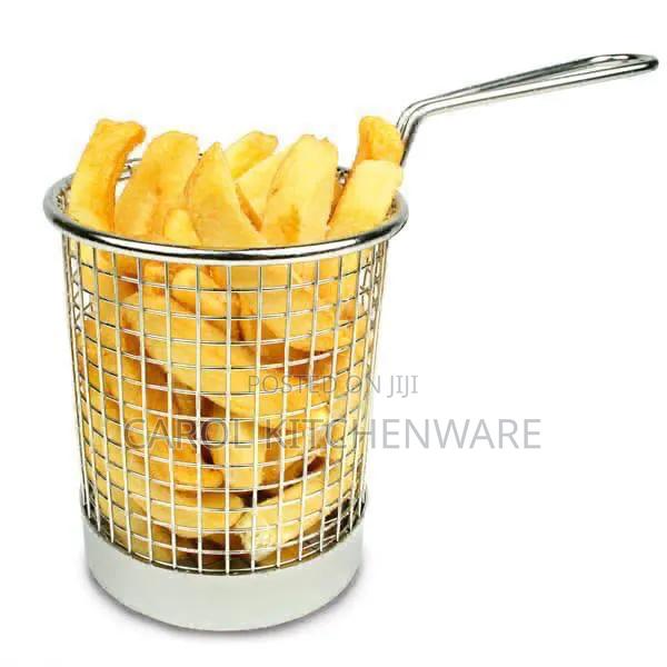Mini Stainless Steel Chips Serving Basket