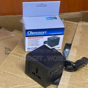 Olesson 1663 Smart Car Inverter 12v/24v to 220v for Travel and Outdoo