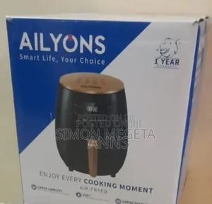Black Bigger Ailyons Air Fryer