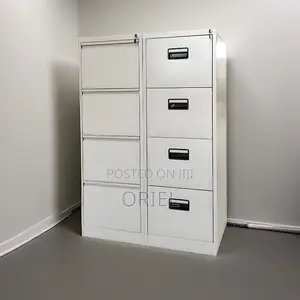 Office Cabinet : Steel 4-Drawer Office Cabinet