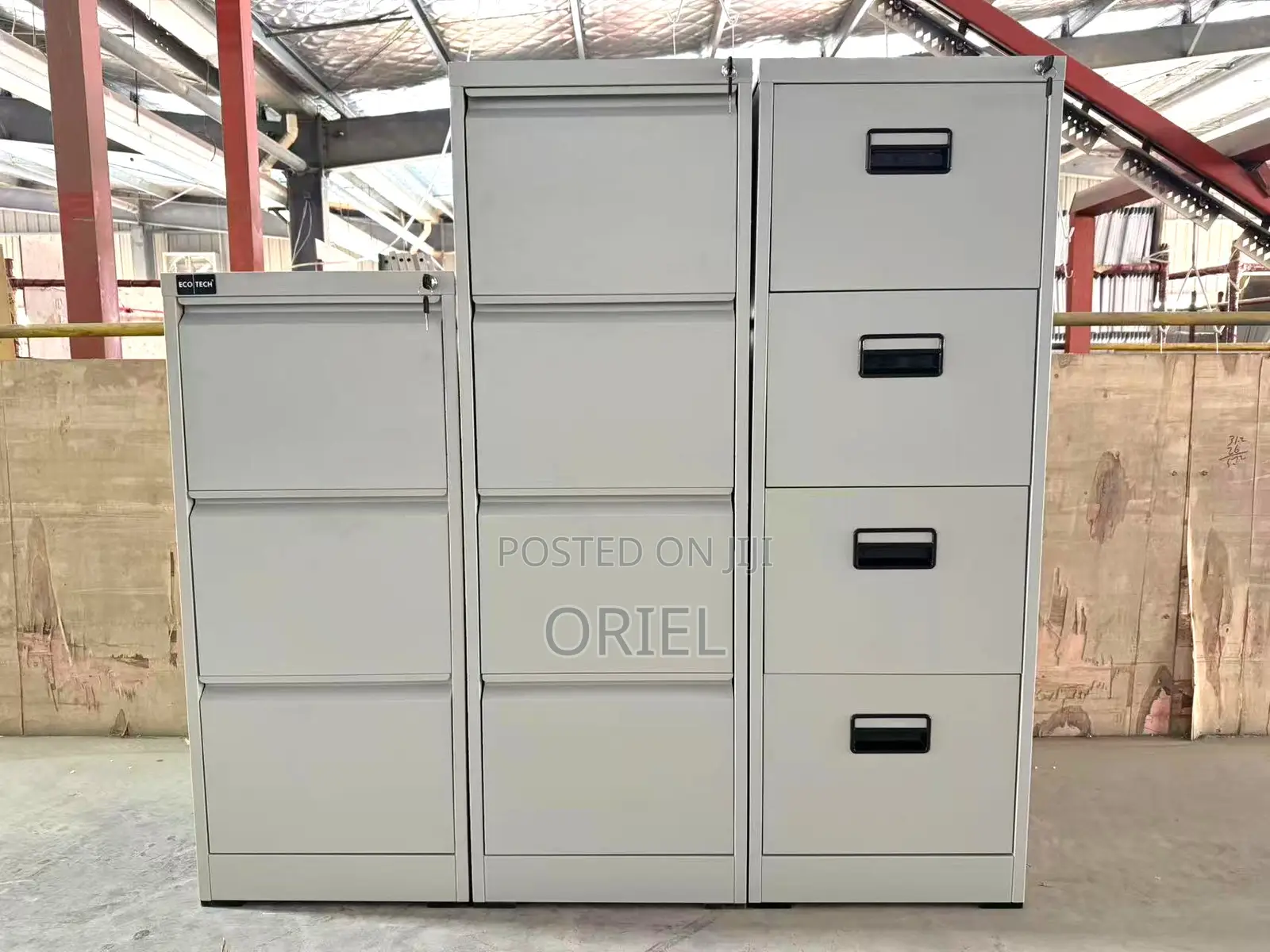 Office Cabinet : Steel 4-Drawer Office Cabinet