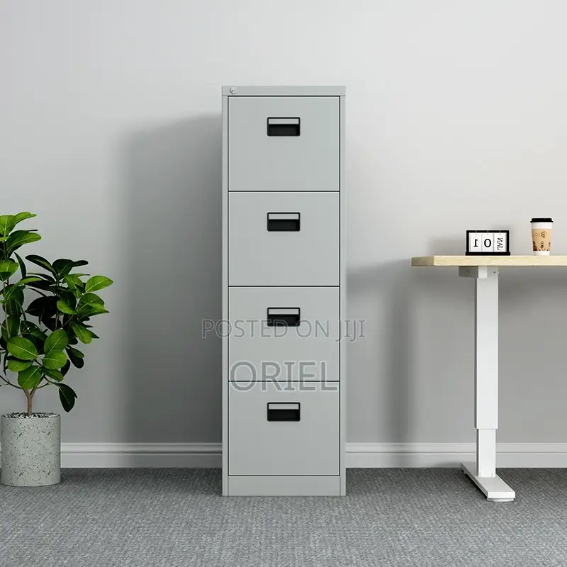 Office Cabinet : Steel 4-Drawer Office Cabinet