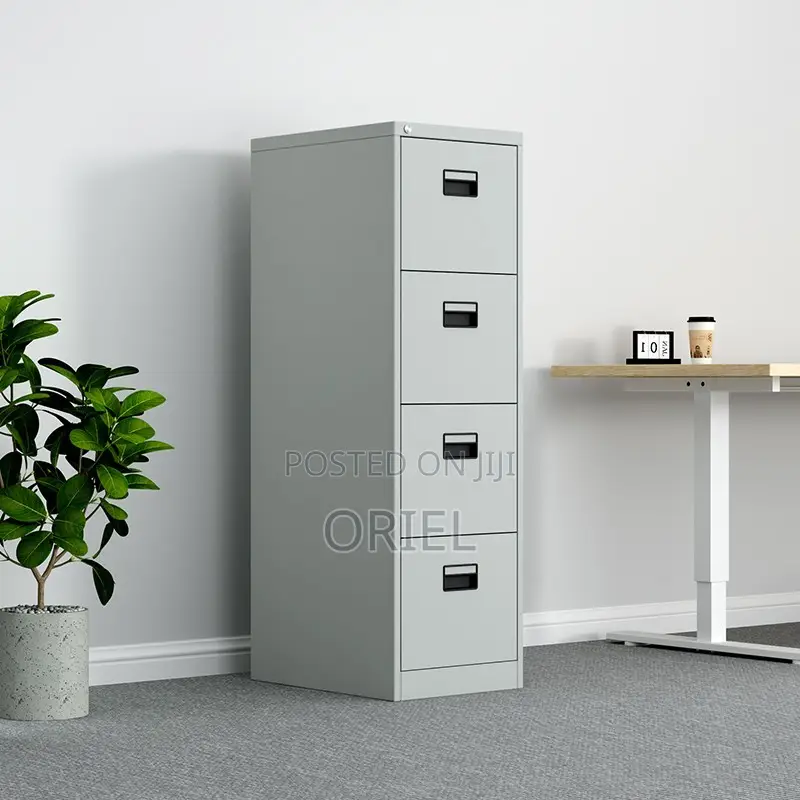 Office Cabinet : Steel 4-Drawer Office Cabinet