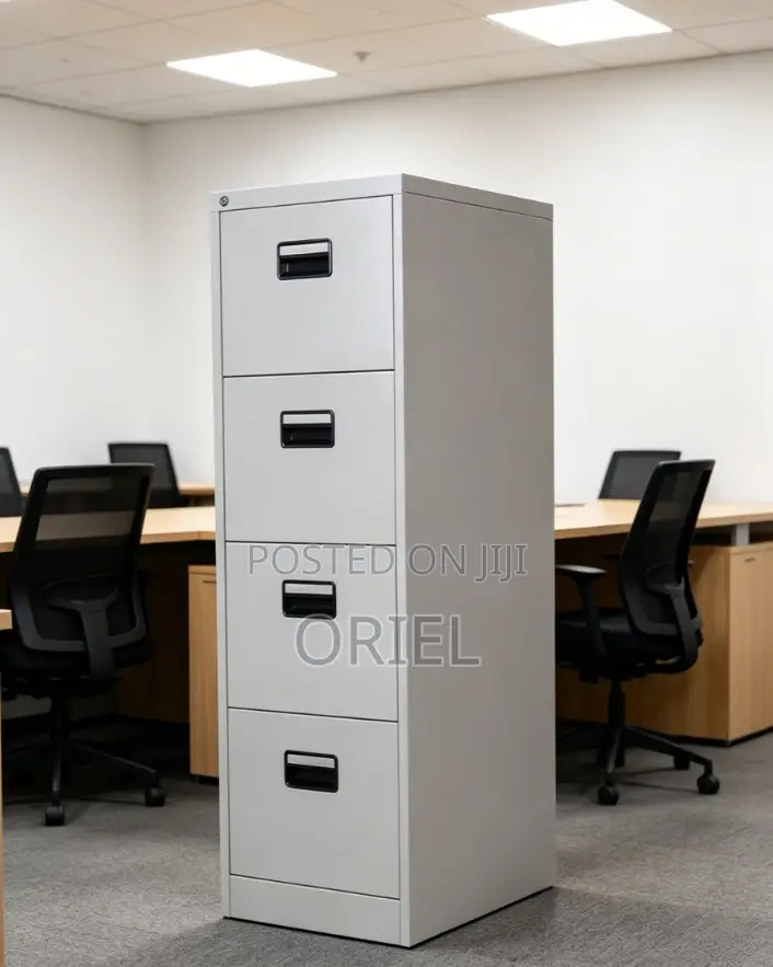 Office Cabinet : Steel 4-Drawer Office Cabinet