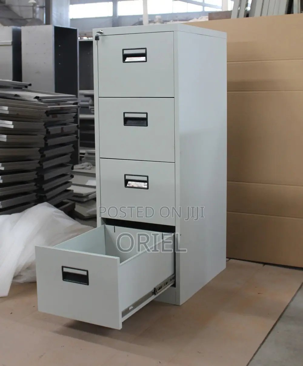 Office Cabinet : Steel 4-Drawer Office Cabinet